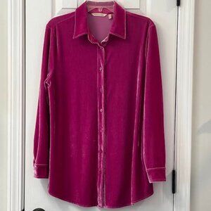 Velvet Boyfriend Tunic Shirt